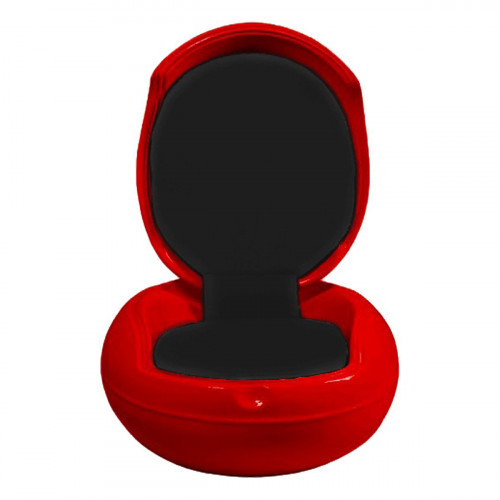 кресло garden egg chair красно-черное в Петрозаводске