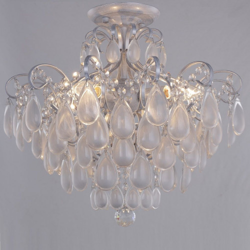 потолочная люстра crystal lux sevilia pl4 silver в Петрозаводске