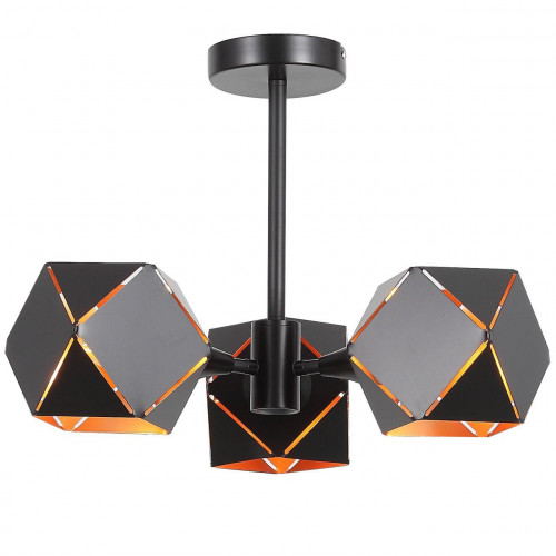 потолочная люстра st luce enigma sl258.402.03 черная в Петрозаводске