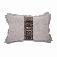 декоративная подушка handwork exclusive прямоугольная светло-серая в Петрозаводске