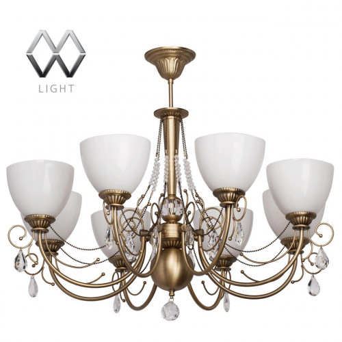 подвесная люстра mw-light фелиция 347016608 белая в Петрозаводске