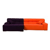 диван tufty-time sofa угловой модульный фиолетовый с оранжевым в Петрозаводске