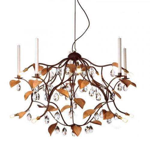 люстра jahreszeiten от delight collection прозрачная/бронзовая в Петрозаводске