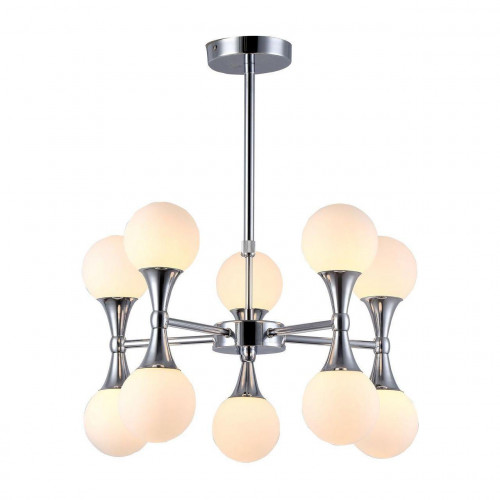 подвесная люстра arte lamp a9162lm-10cc белая в Петрозаводске