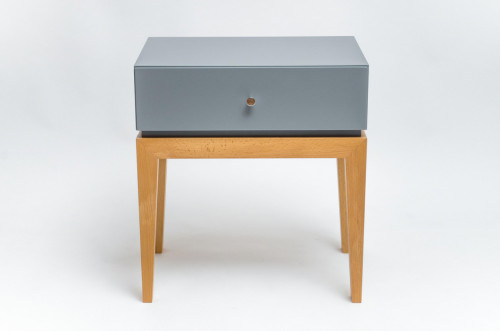 прикроватная тумбочка серая one static в Петрозаводске