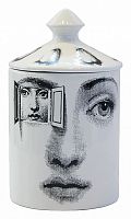 подсвечник белый с крышкой лицо в окне пьеро форназетти segreto candle, 30 см в Петрозаводске