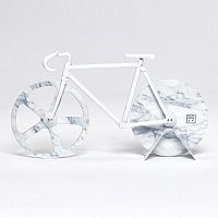 нож для пиццы из нержавеющей стали the fixie, белый мрамор в Петрозаводске