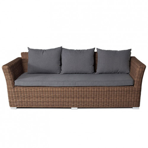 диван трехместный капучино коричневый в Петрозаводске