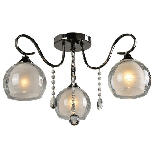 потолочная люстра idlamp merinella 877/3pf-darkchrome в Петрозаводске