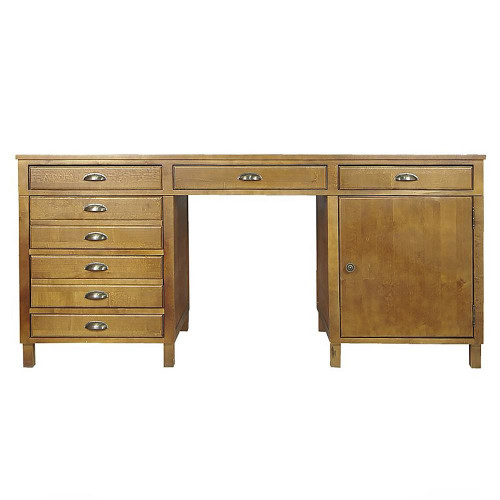 рабочий стол с дверкой gouache коричневый в Петрозаводске