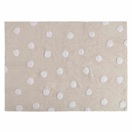 ковер polka dots бежевый-белый в Петрозаводске