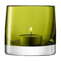 подсвечник стеклянный зеленый для чайной свечи light colour, 8,5 см в Петрозаводске
