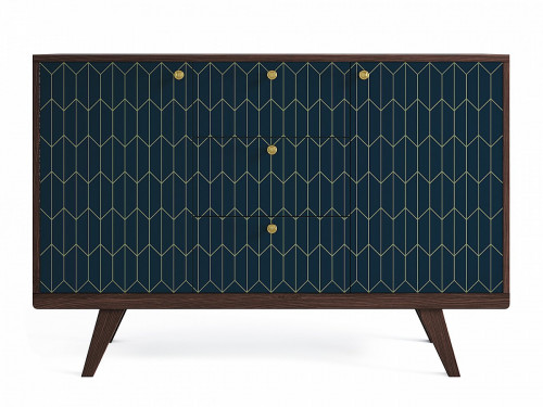 комод thimon темный дуб принт 023 в Петрозаводске